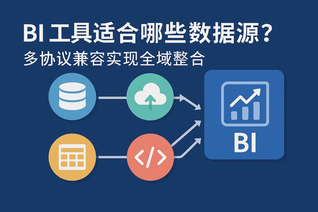 BI工具适合哪些数据源？多协议兼容实现全域整合"